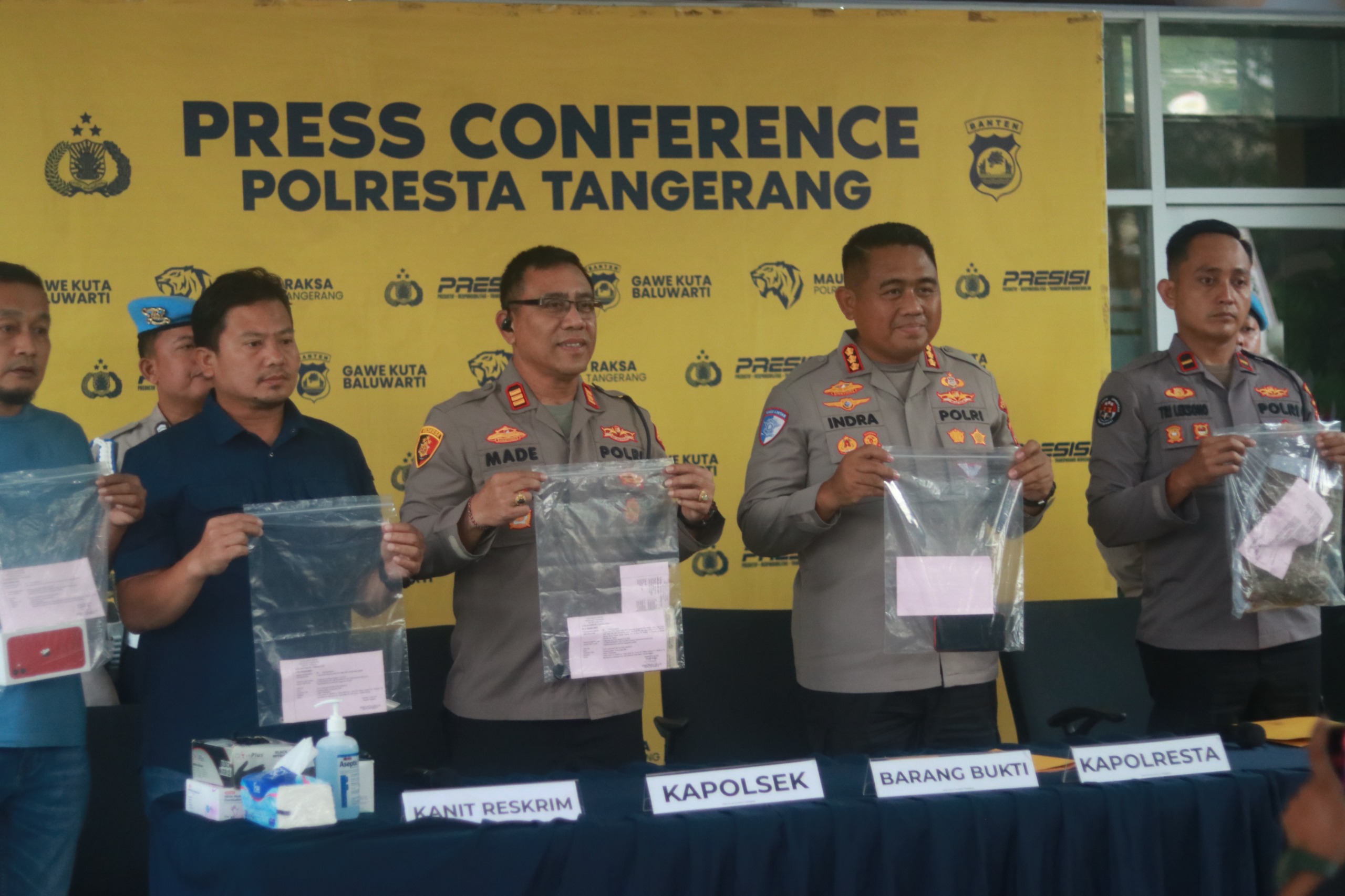 Polresta Tangerang Ringkus Pelaku Curas di Tigaraksa, Penadah Motor Hasil Rampasan Diburu